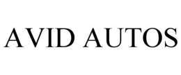 AVID AUTOS trademark