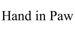 HAND IN PAW trademark