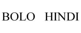 BOLO HINDI trademark