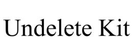 UNDELETE KIT trademark