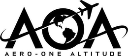 AOA AERO-ONE ALTITUDE trademark