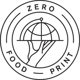 ZERO FOOD PRINT trademark