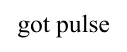 GOT PULSE trademark