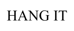 HANG IT trademark