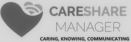 CARESHARE MANAGER CARING, KNOWING, COMMUNICATING trademark