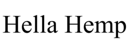 HELLA HEMP trademark