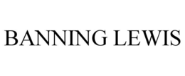 BANNING LEWIS trademark