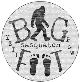 YETI BIG SASQUATCH FOOT PNW trademark