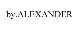 _BY.ALEXANDER trademark