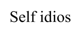 SELF IDIOS trademark