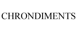 CHRONDIMENTS trademark