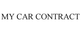 MY CAR CONTRACT trademark