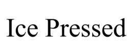 ICE PRESSED trademark