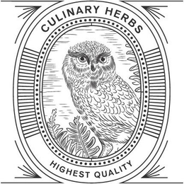 CULINARY HERBS HIGHEST QUALITY trademark