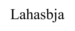 LAHASBJA trademark