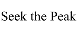 SEEK THE PEAK trademark