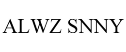 ALWZ SNNY trademark