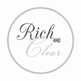 RICH & CLEAR trademark