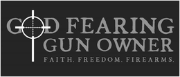 GOD FEARING GUN OWNER FAITH. FREEDOM. FIREARMS. trademark