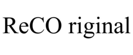RECO RIGINAL trademark