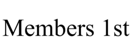 MEMBERS 1ST trademark