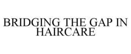 BRIDGING THE GAP IN HAIRCARE trademark