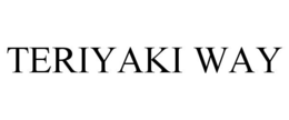 TERIYAKI WAY trademark