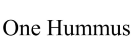 ONE HUMMUS trademark
