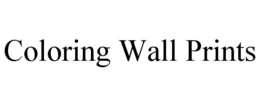 COLORING WALL PRINTS trademark