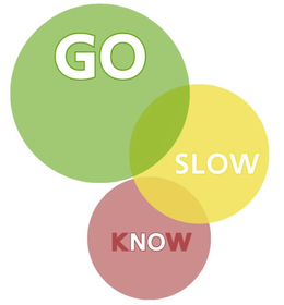 GO SLOW KNOW trademark