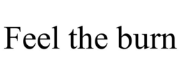 FEEL THE BURN trademark
