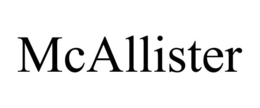 MCALLISTER trademark