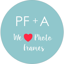 PF + A WE PHOTO FRAMES trademark