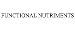 FUNCTIONAL NUTRIMENTS trademark