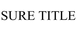 SURE TITLE trademark