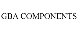 GBA COMPONENTS trademark