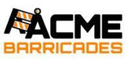 A ACME BARRICADES trademark