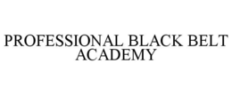 PROFESSIONAL BLACK BELT ACADEMY trademark