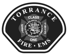 TORRANCE FIRE EMS EST. 1912 CLASS ONE ABALANCED CITY TORRANCE INDUSTRIAL · RESIDENTIAL · COMMERCIAL trademark