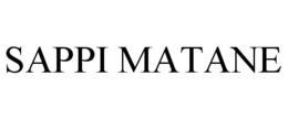 SAPPI MATANE trademark