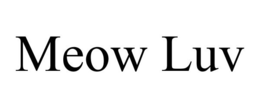 MEOW LUV trademark