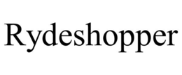 RYDESHOPPER trademark
