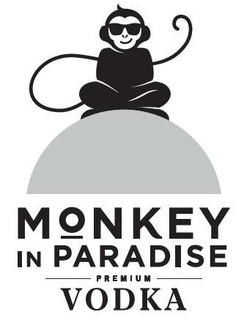MONKEY IN PARADISE PREMIUM VODKA trademark