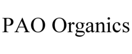 PAO ORGANICS trademark