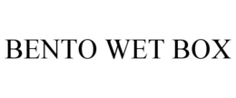 BENTO WET BOX trademark