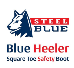 STEEL BLUE BLUE HEELER SQUARE TOE SAFETY BOOT trademark