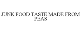 JUNK FOOD TASTE MADE FROM PEAS trademark