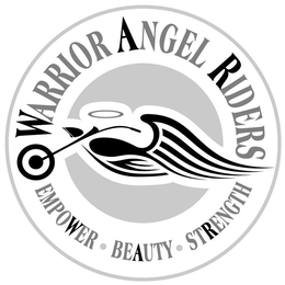 WARRIOR ANGEL RIDERS EMPOWER · BEAUTY · STRENGTH trademark