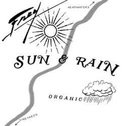 FREY SUN & RAIN HEADWATERS ORGANIC VINEYARDS trademark