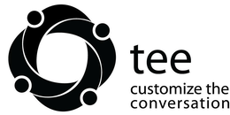 TEE CUSTOMIZE THE CONVERSATION trademark